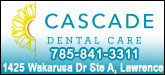 Cascade Dental Care Sponsorship Banner