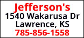 Jefferson's Sponsorship Banner
